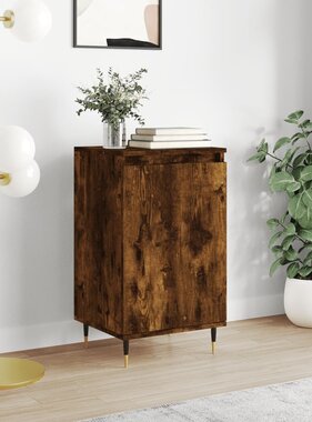 VidaXL Dressoir 40x35x70 cm bewerkt hout gerookt eikenkleurig