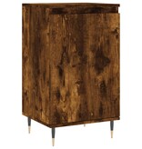 VidaXL Dressoir 40x35x70 cm bewerkt hout gerookt eikenkleurig