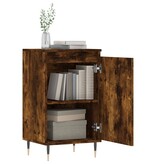 VidaXL Dressoir 40x35x70 cm bewerkt hout gerookt eikenkleurig