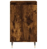 VidaXL Dressoir 40x35x70 cm bewerkt hout gerookt eikenkleurig