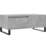 VidaXL Salontafel 90x50x36,5 cm bewerkt hout betongrijs