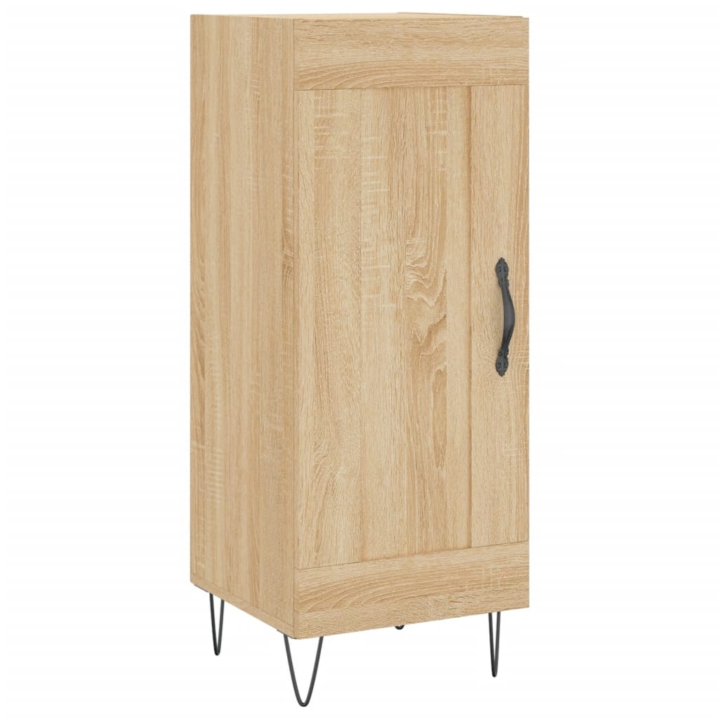 VidaXL Dressoir 34,5x34x90 cm bewerkt hout sonoma eiken