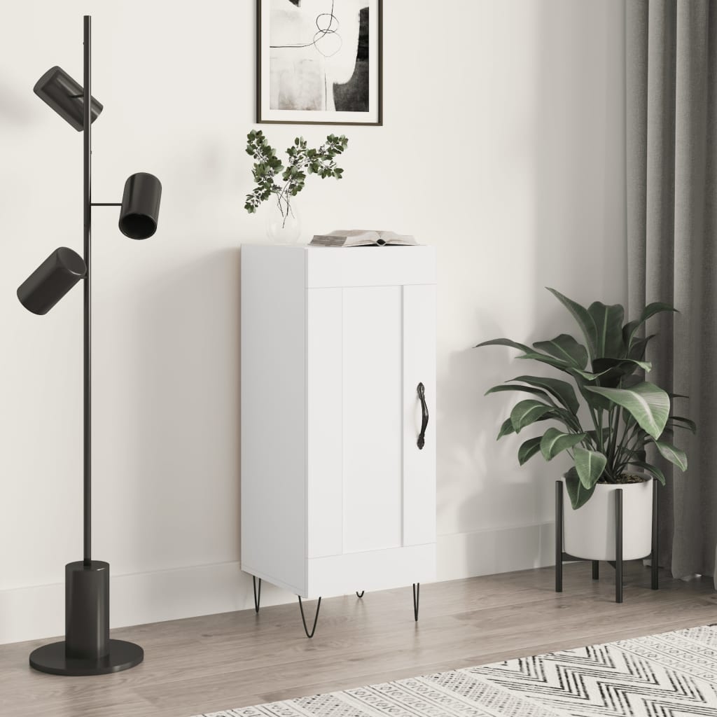 VidaXL Dressoir 34,5x34x90 cm bewerkt hout wit