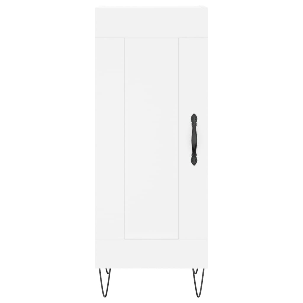 VidaXL Dressoir 34,5x34x90 cm bewerkt hout wit