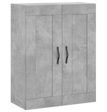 VidaXL Wandkast 69,5x34x90 cm bewerkt hout betongrijs