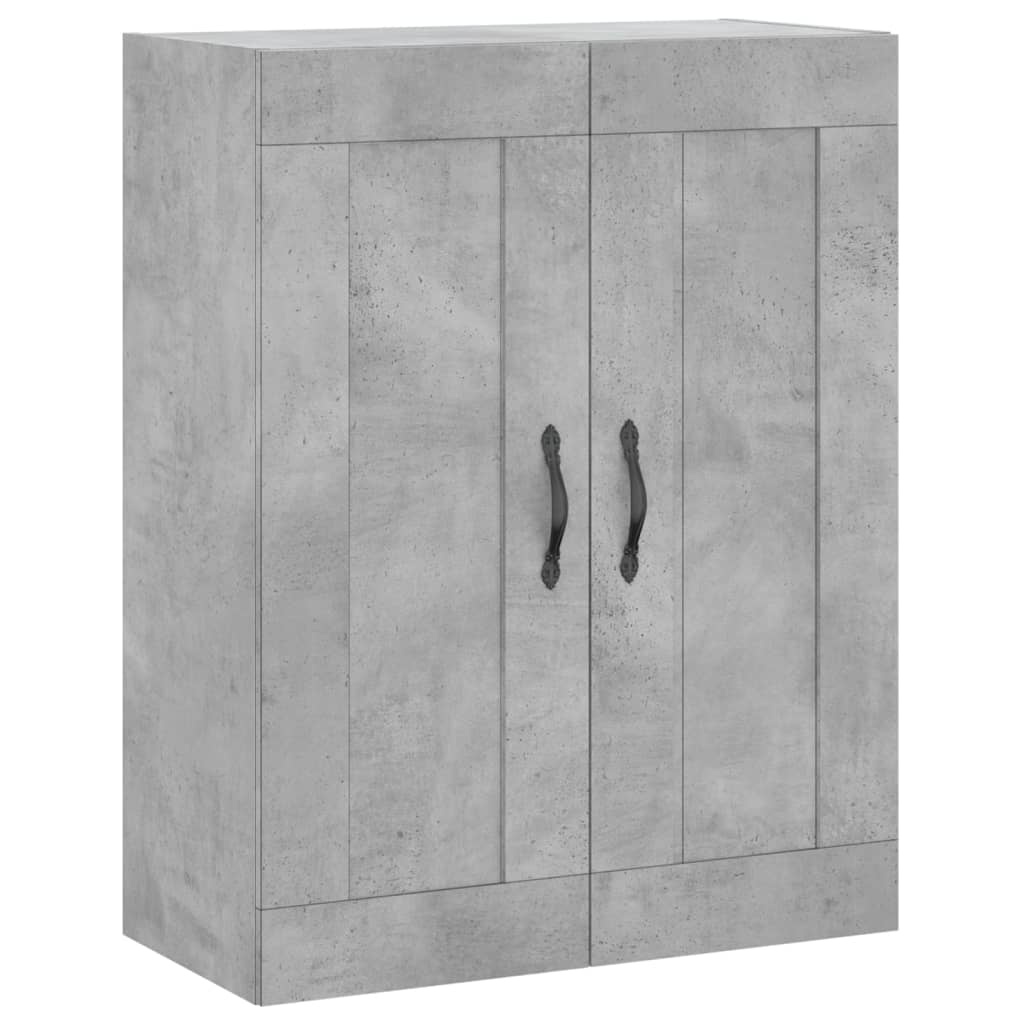 VidaXL Wandkast 69,5x34x90 cm bewerkt hout betongrijs