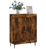 VidaXL Dressoir 69,5x34x90 cm bewerkt hout gerookt eikenkleurig
