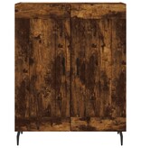 VidaXL Dressoir 69,5x34x90 cm bewerkt hout gerookt eikenkleurig