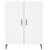 VidaXL Dressoir 69,5x34x90 cm bewerkt hout wit