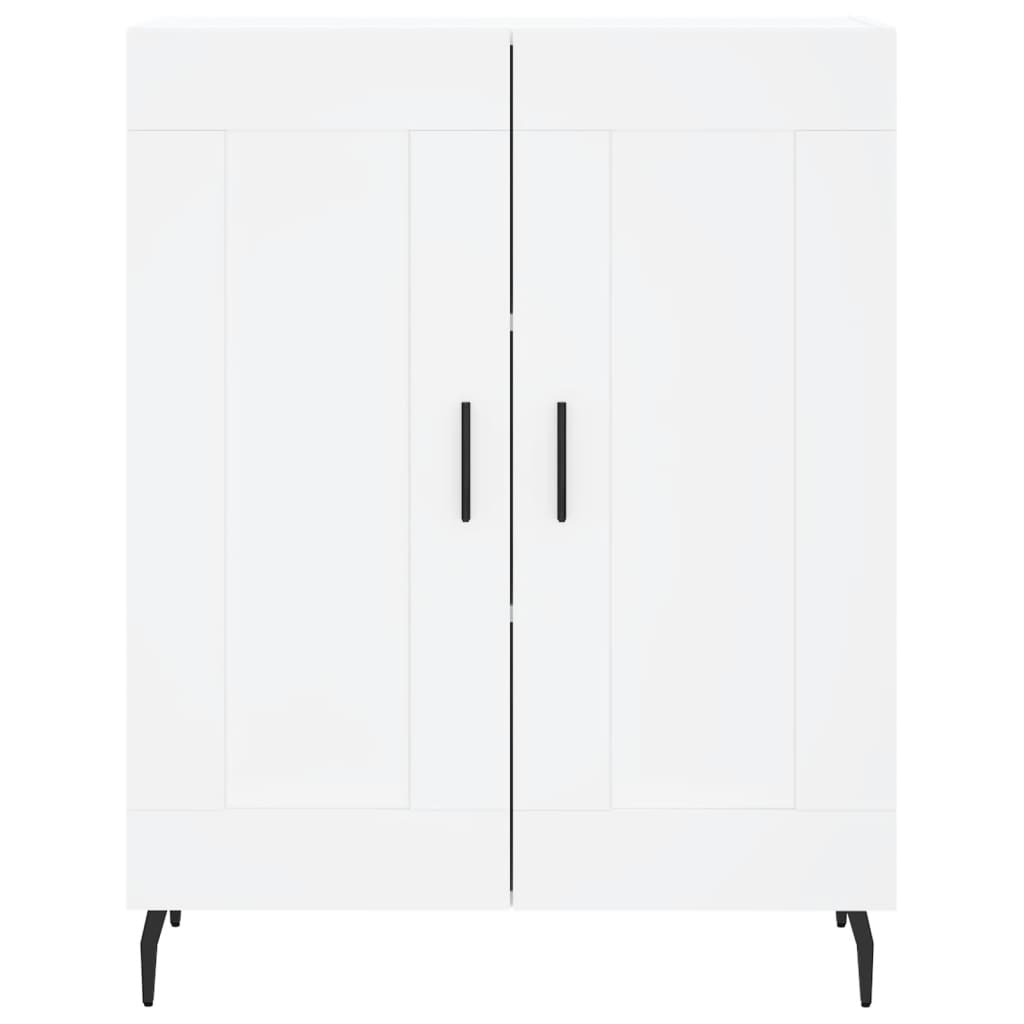 VidaXL Dressoir 69,5x34x90 cm bewerkt hout wit