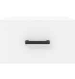 VidaXL Nachtkastje wandgemonteerd 35x35x20 cm wit