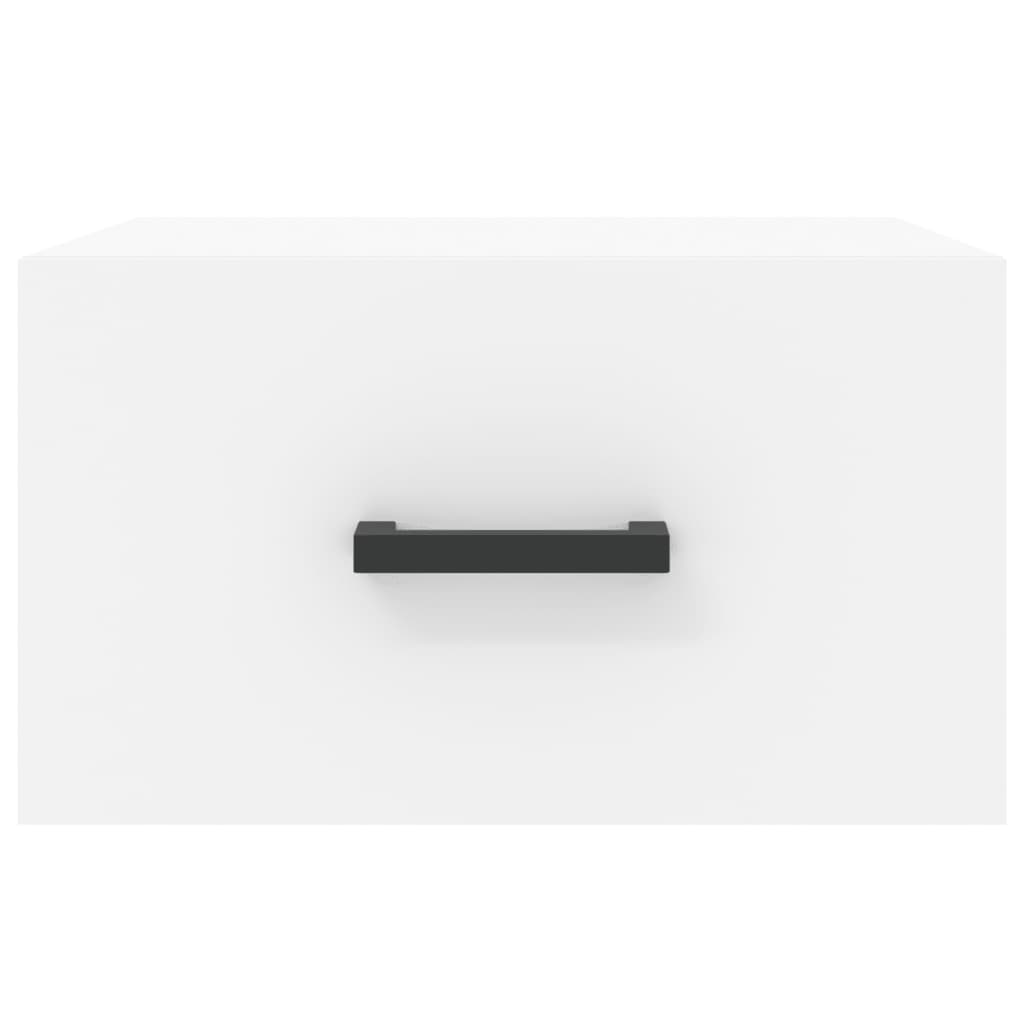 VidaXL Nachtkastje wandgemonteerd 35x35x20 cm wit