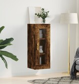 VidaXL Hangkast 34,5x34x90 cm gerookt eikenkleurig