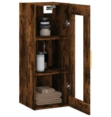 VidaXL Hangkast 34,5x34x90 cm gerookt eikenkleurig