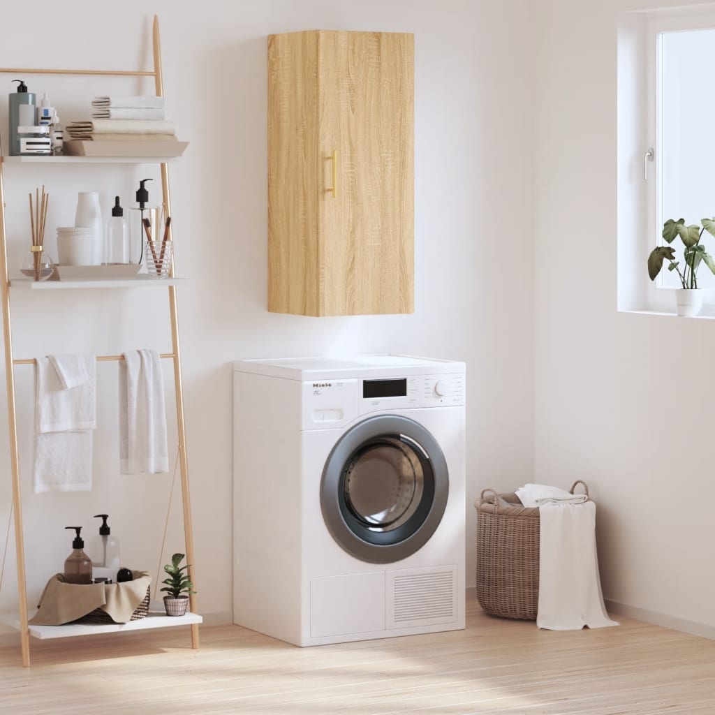 VidaXL Hangkast 34,5x34x90 cm sonoma eikenkleurig