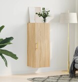 VidaXL Hangkast 34,5x34x90 cm sonoma eikenkleurig