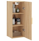 VidaXL Hangkast 34,5x34x90 cm sonoma eikenkleurig