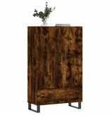 VidaXL Hoge kast 69,5x31x115 cm bewerkt hout gerookt eikenkleurig