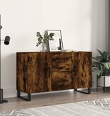 VidaXL Dressoir 100x36x60 cm bewerkt hout gerookt eikenkleurig