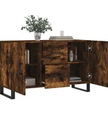 VidaXL Dressoir 100x36x60 cm bewerkt hout gerookt eikenkleurig