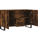 VidaXL Dressoir 100x36x60 cm bewerkt hout gerookt eikenkleurig