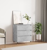 VidaXL Dressoir 60x35x70 cm bewerkt hout betongrijs