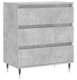 VidaXL Dressoir 60x35x70 cm bewerkt hout betongrijs