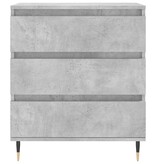 VidaXL Dressoir 60x35x70 cm bewerkt hout betongrijs