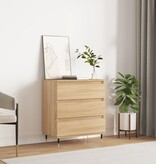 VidaXL Dressoir 60x35x70 cm bewerkt hout sonoma eikenkleurig