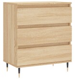 VidaXL Dressoir 60x35x70 cm bewerkt hout sonoma eikenkleurig