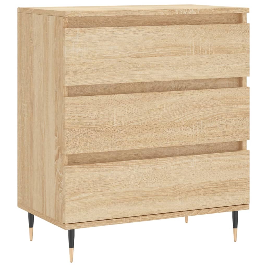 VidaXL Dressoir 60x35x70 cm bewerkt hout sonoma eikenkleurig