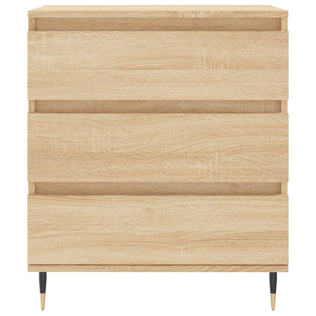 VidaXL Dressoir 60x35x70 cm bewerkt hout sonoma eikenkleurig