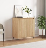 VidaXL Dressoir 60x35x70 cm bewerkt hout sonoma eikenkleurig