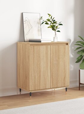 VidaXL Dressoir 60x35x70 cm bewerkt hout sonoma eikenkleurig