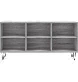VidaXL Tv-meubel 103,5x30x50 cm bewerkt hout grijs sonoma eikenkleurig
