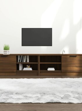 VidaXL Tv-meubelen 2 st 80x35x36,5 cm bewerkt hout bruin eikenkleur