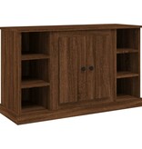 VidaXL Dressoir 100x35,5x60 cm bewerkt hout bruin eikenkleur