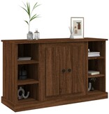 VidaXL Dressoir 100x35,5x60 cm bewerkt hout bruin eikenkleur