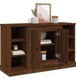 VidaXL Dressoir 100x35,5x60 cm bewerkt hout bruin eikenkleur