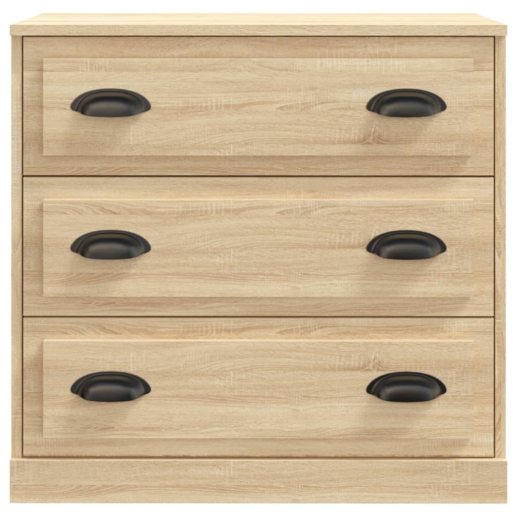 VidaXL Dressoir 70x35,5x67,5 cm bewerkt hout sonoma eikenkleurig