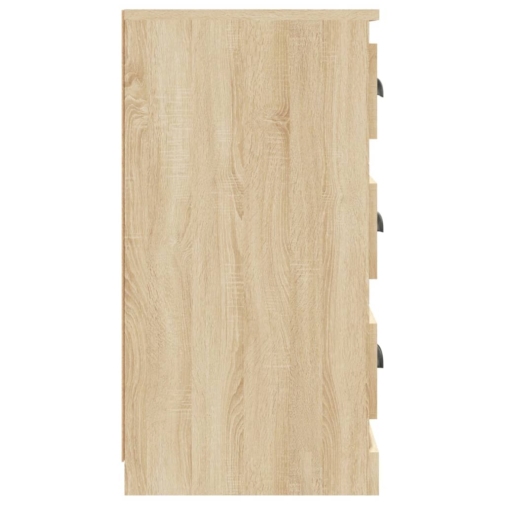 VidaXL Dressoir 70x35,5x67,5 cm bewerkt hout sonoma eikenkleurig