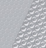 VidaXL Zwembadfolie solar drijvend rechthoekig 6x4 m PE zilverkleurig