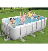 VidaXL Zwembadset Power Steel rechthoekig 412x201x122 cm