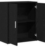 VidaXL Dressoir Zwart Eiken 60x31x70 cm Engineered Wood