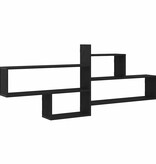 VidaXL Wandplank Zwart Eiken 167,5x18x68 cm Engineered Wood