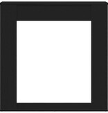 VidaXL Haardombouw Zwarte Eiken 100x20x100 cm Technisch Hout