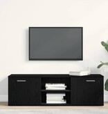 VidaXL TV-meubel Zwart Eiken 120x34x37 cm Bewerkt Hout