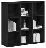 VidaXL Boekenkast Zwart Eiken 98x29x97,5 cm Engineered Wood