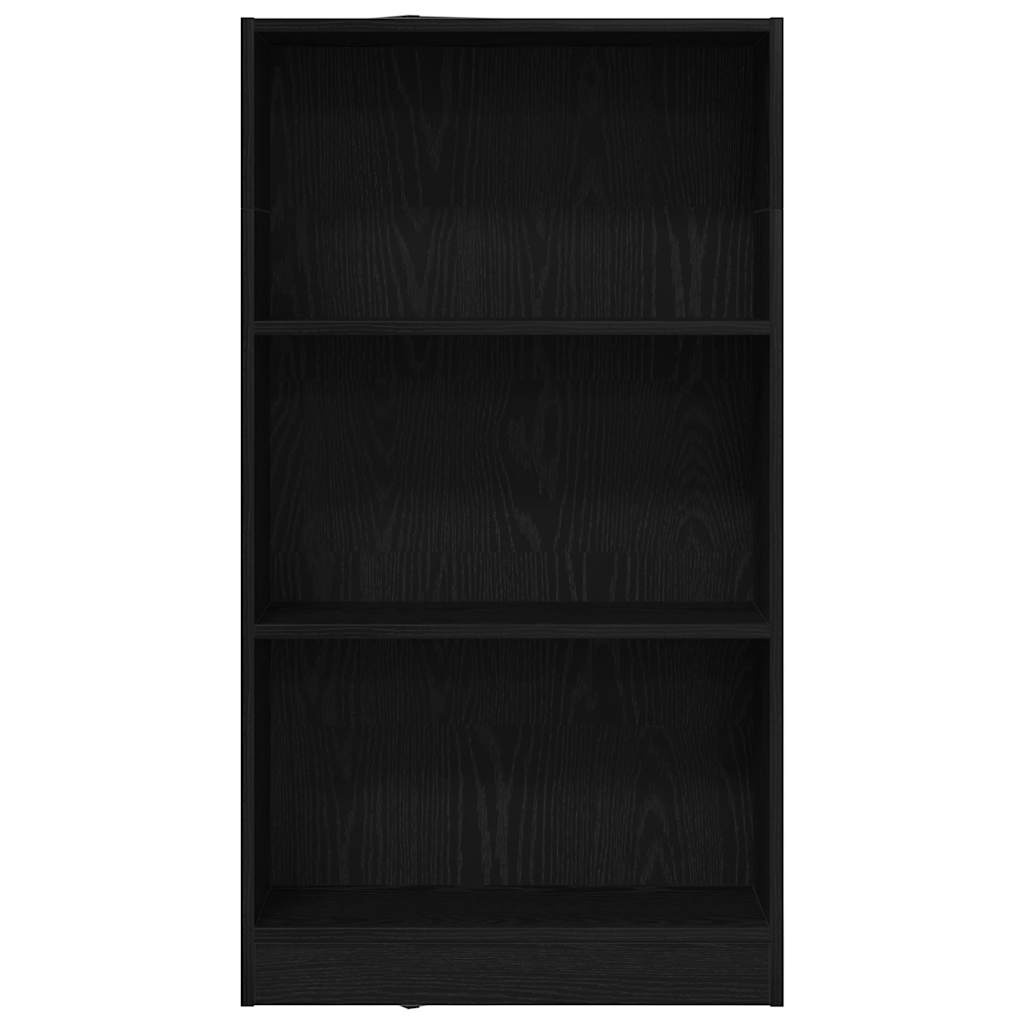 VidaXL Boekenkast Zwart Eiken 60x24x109 cm Engineered Wood