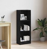 VidaXL Boekenkast Zwart Eiken 40x24x109 cm Engineered Wood
